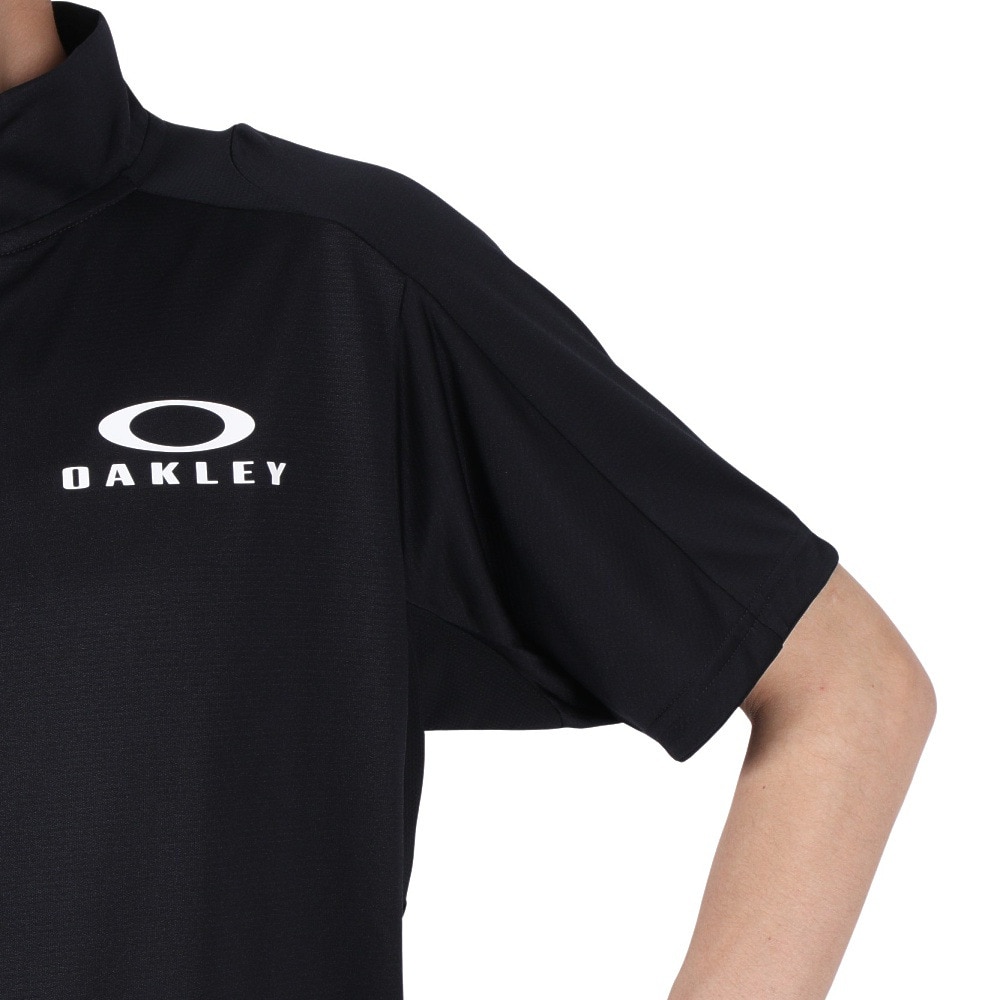 オークリー（OAKLEY）（メンズ）Enhance 半袖 モックネック シャツ 15.0 FOA407648-02E
