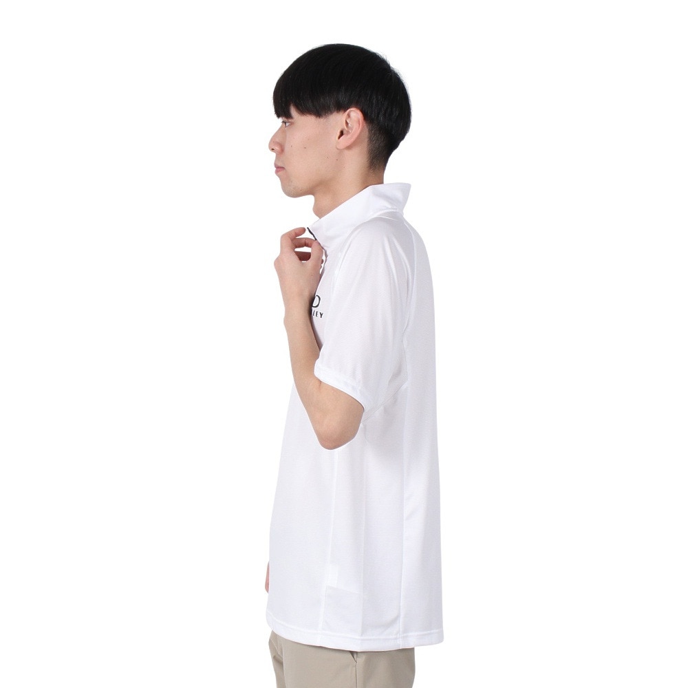 オークリー（OAKLEY）（メンズ）Enhance 半袖 モックネック シャツ 15.0 FOA407648-100