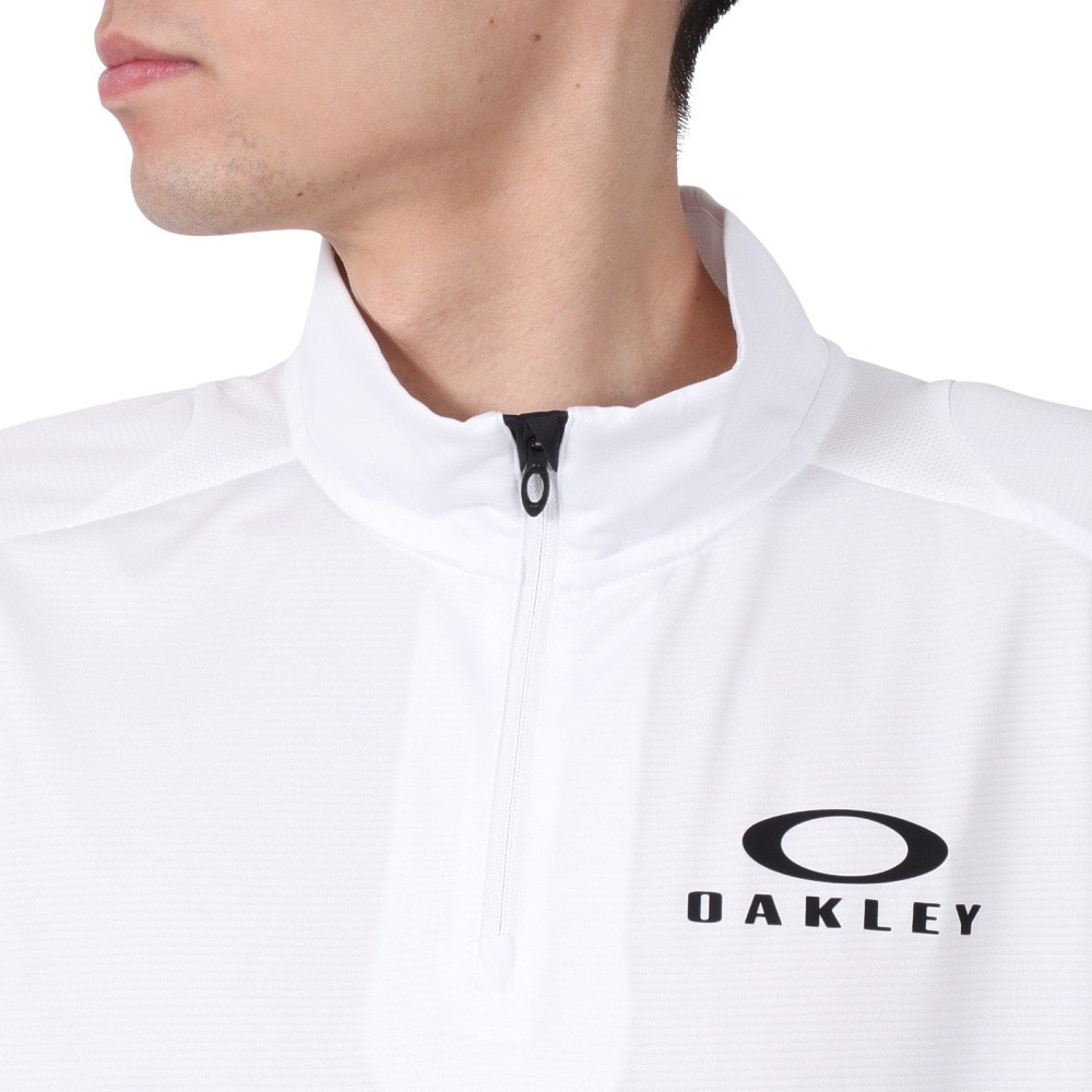 オークリー（OAKLEY）（メンズ）Enhance 半袖 モックネック シャツ 15.0 FOA407648-100