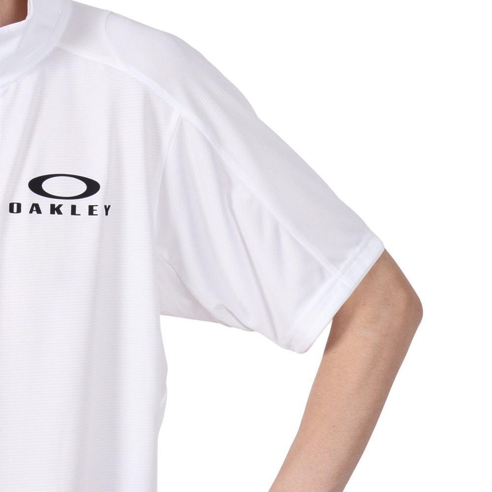 オークリー（OAKLEY）（メンズ）Enhance 半袖 モックネック シャツ 15.0 FOA407648-100