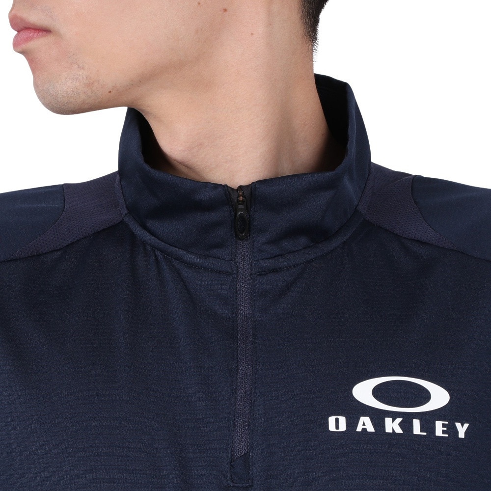オークリー（OAKLEY）（メンズ）Enhance 半袖 モックネック シャツ 15.0 FOA407648-6AC