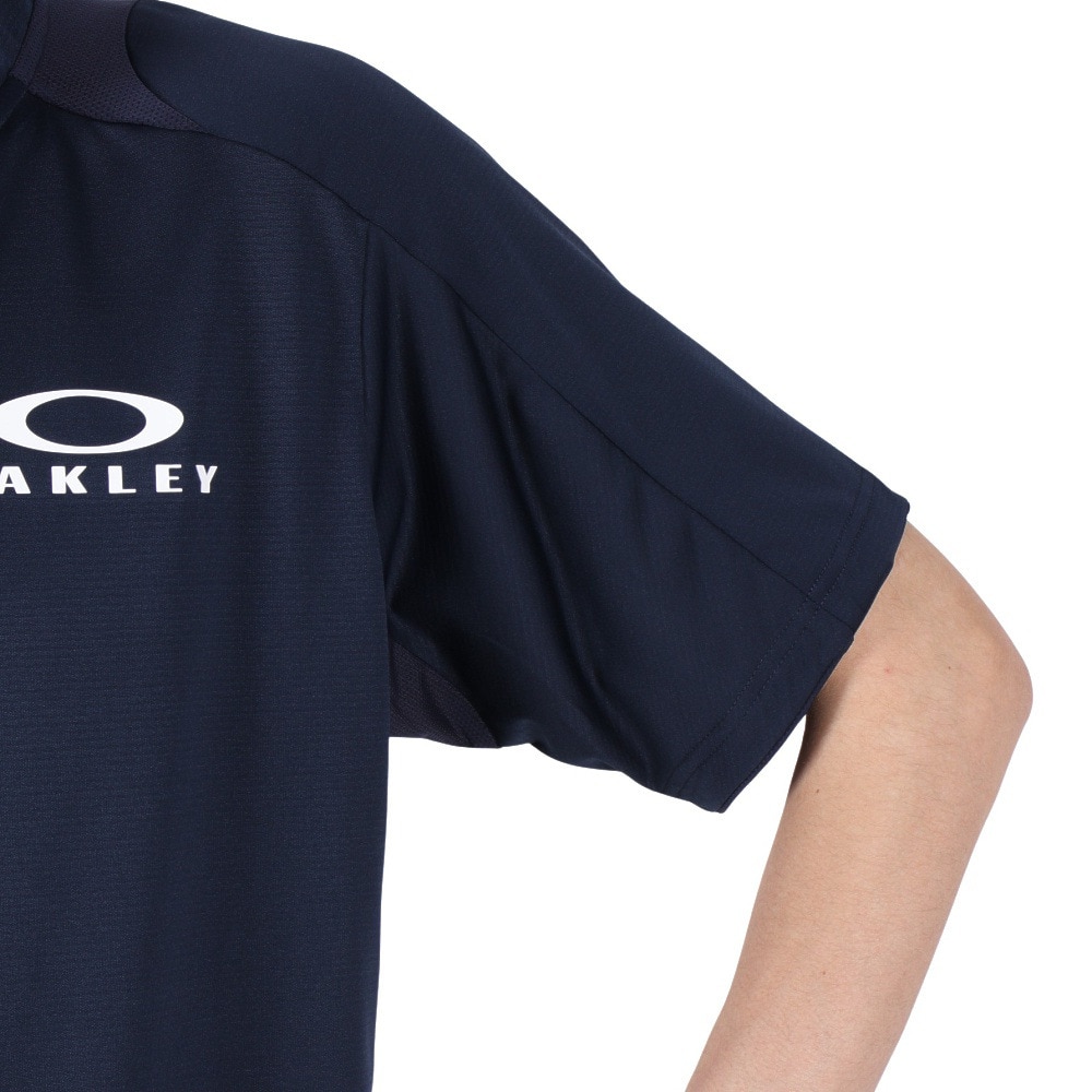 オークリー（OAKLEY）（メンズ）Enhance 半袖 モックネック シャツ 15.0 FOA407648-6AC