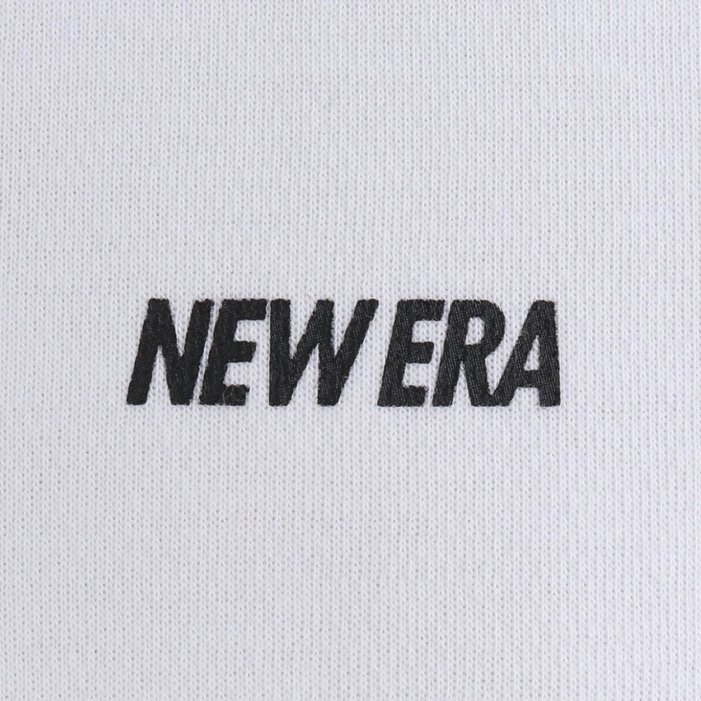 ニューエラ（NEW ERA）（メンズ、レディース）半袖 オーバーサイズド パフォーマンス ハーフジップ Tシャツ WHI 14410158