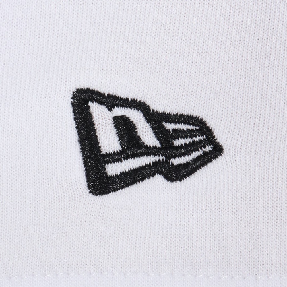 ニューエラ（NEW ERA）（メンズ、レディース）半袖 オーバーサイズド パフォーマンス ハーフジップ Tシャツ WHI 14410158