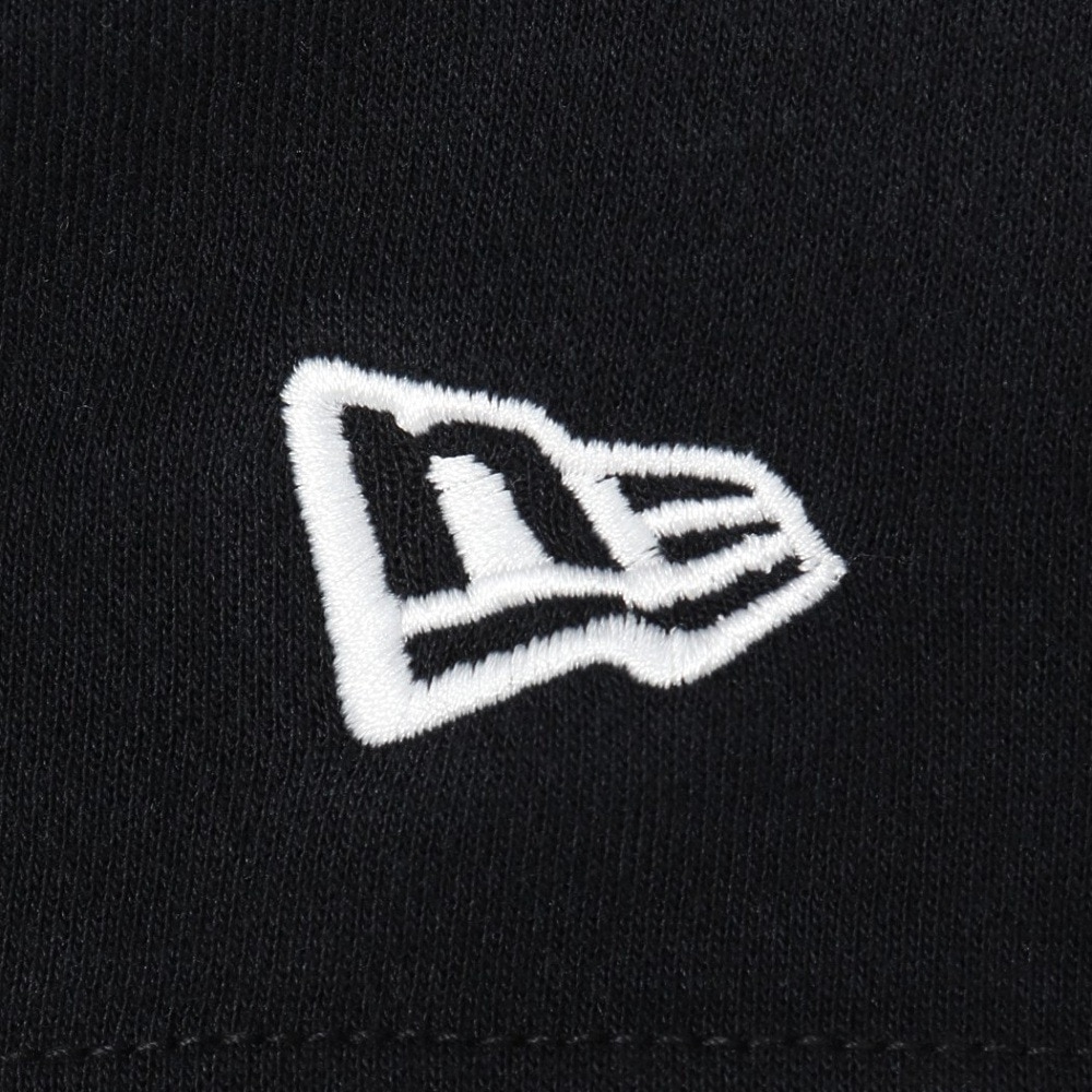 ニューエラ（NEW ERA）（メンズ、レディース）半袖 オーバーサイズド パフォーマンス ハーフジップ Tシャツ BLK 14410159