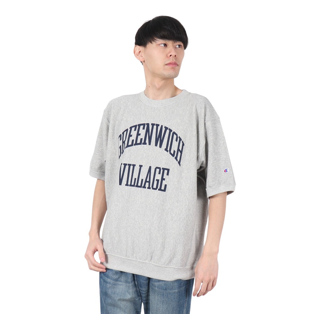 チャンピオン-ヘリテイジ（CHAMPION-HERITAGE）（メンズ）リバースウィーブ ショートスリーブ クルーネックスウェットシャツ C3-B002 070