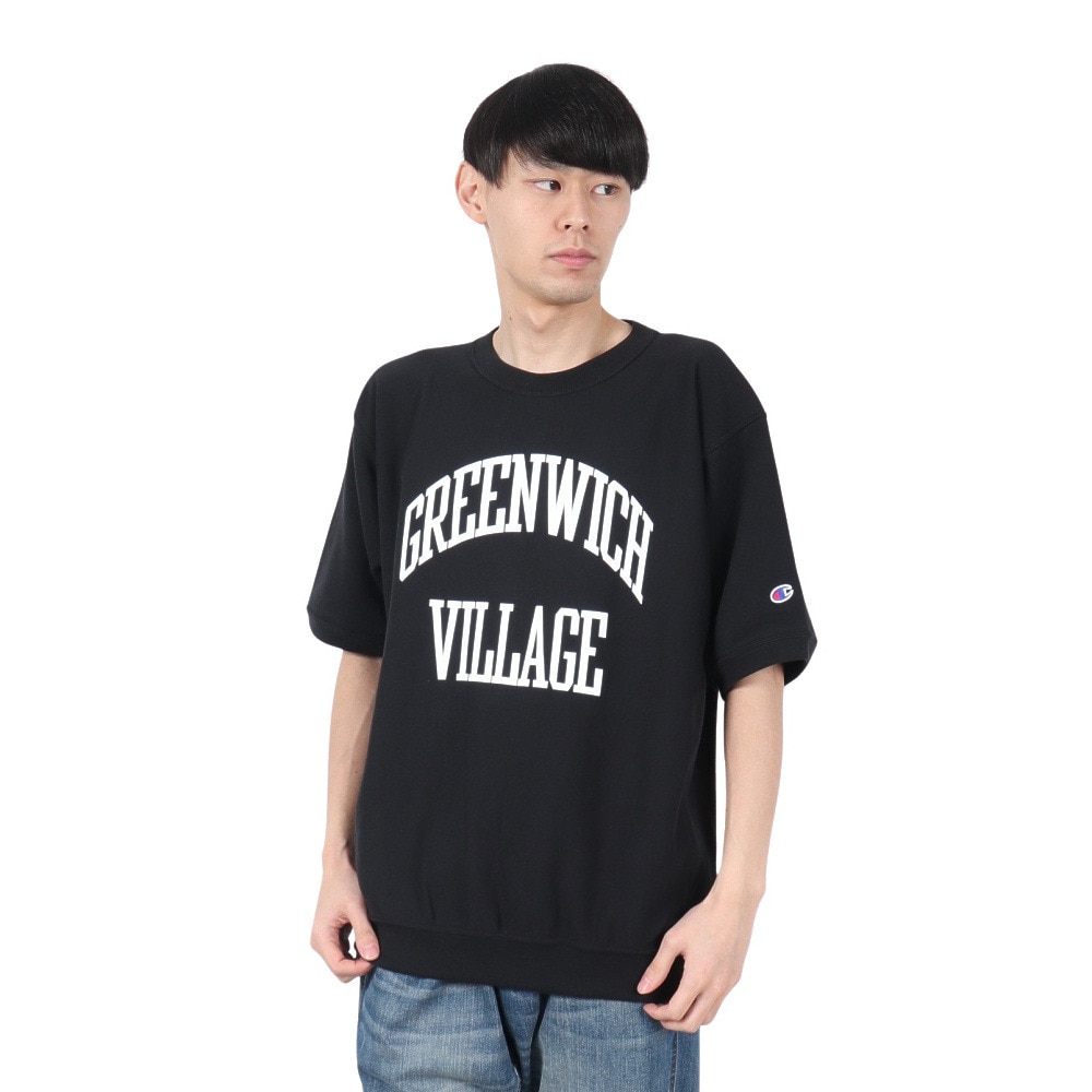 チャンピオン-ヘリテイジ（CHAMPION-HERITAGE）（メンズ）リバースウィーブ ショートスリーブ クルーネックスウェットシャツ C3-B002 09A