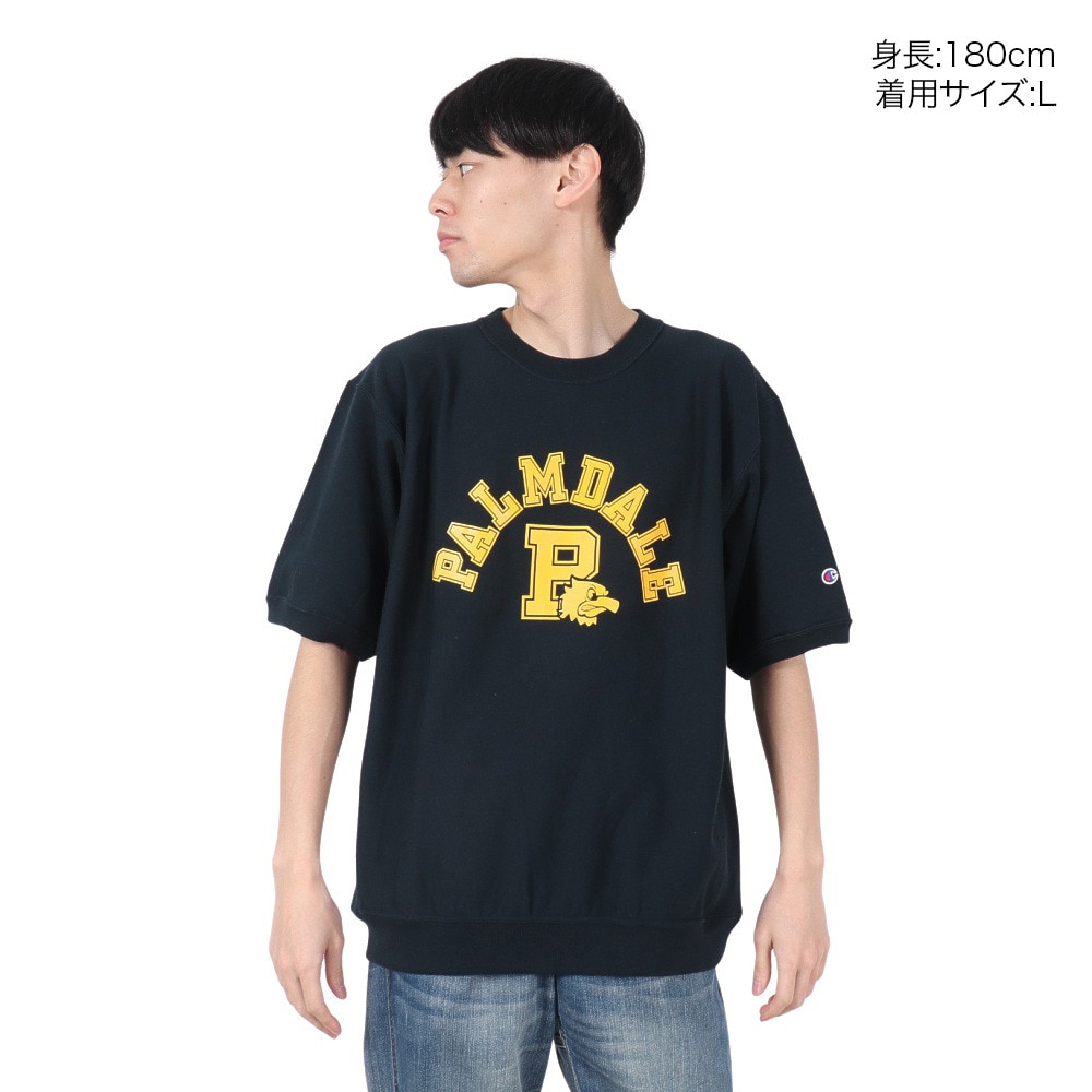 チャンピオン-ヘリテイジ（CHAMPION-HERITAGE）（メンズ）リバースウィーブ ショートスリーブ クルーネックスウェットシャツ C3-B002 370