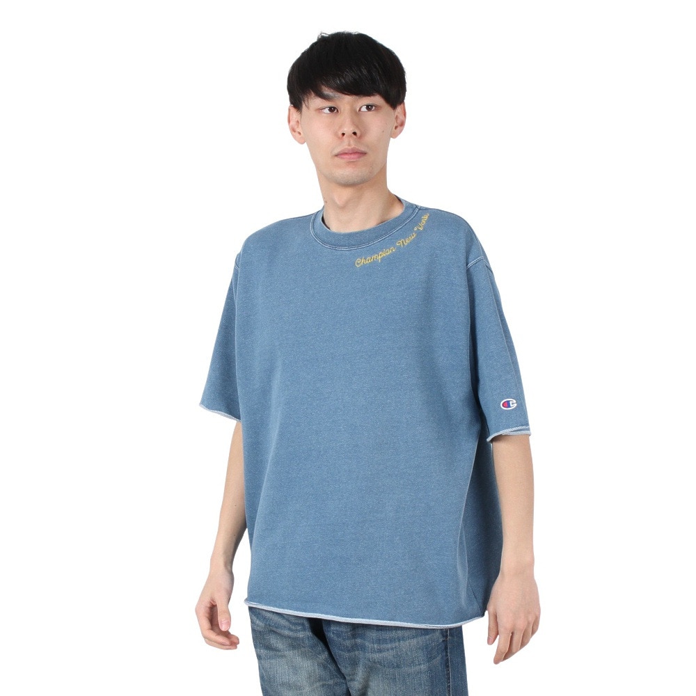 チャンピオン-ヘリテイジ（CHAMPION-HERITAGE）（メンズ）インディゴ ショートスリーブスウェットシャツ C3-B011 326