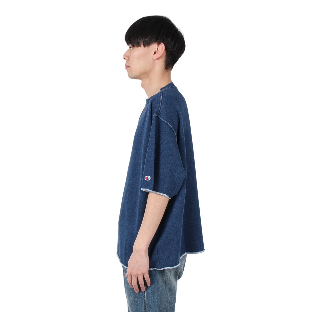 チャンピオン-ヘリテイジ（CHAMPION-HERITAGE）（メンズ）インディゴ ショートスリーブスウェットシャツ C3-B011 736
