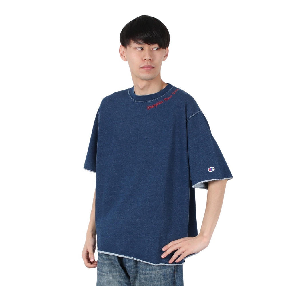 チャンピオン-ヘリテイジ（CHAMPION-HERITAGE）（メンズ）インディゴ ショートスリーブスウェットシャツ C3-B011 736