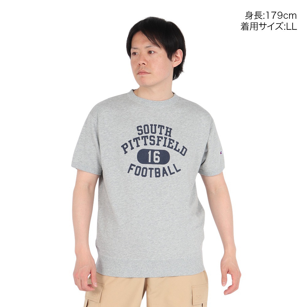 チャンピオン-ヘリテイジ（CHAMPION-HERITAGE）（メンズ）ショートスリーブ クルーネックスウェットシャツ 25SS C3-B018 070