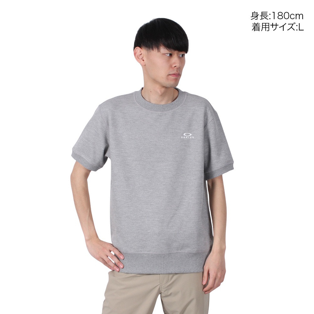 オークリー（OAKLEY）（メンズ）Foundational フリース 半袖 クルーネック シャツ 1.0 FOA407644-27B