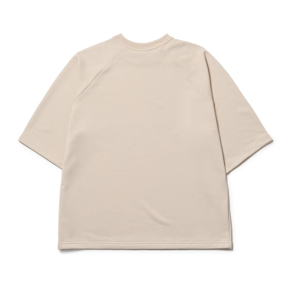 ニューエラ（NEW ERA）（メンズ）半袖 ドライスウェット Tシャツ ワードマーク ロゴ サンドベージュ 14410162