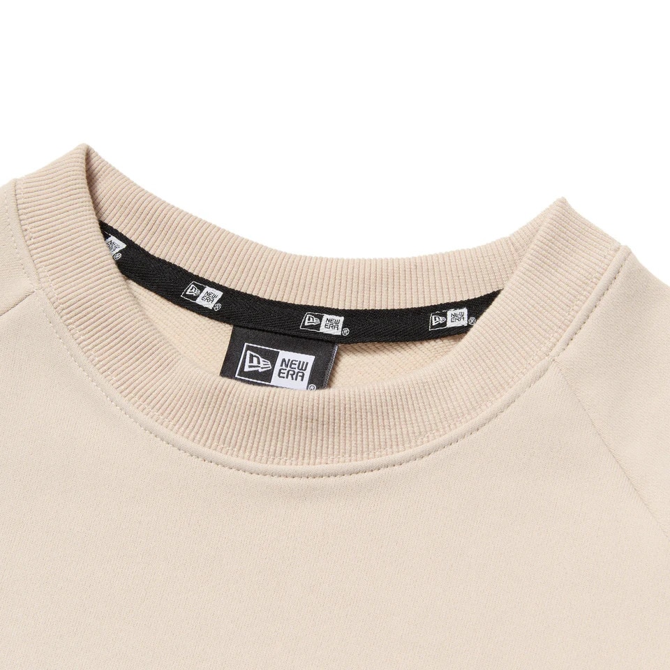 ニューエラ（NEW ERA）（メンズ）半袖 ドライスウェット Tシャツ ワードマーク ロゴ サンドベージュ 14410162