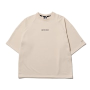 (メンズ)半袖 ドライスウェット Tシャツ ワードマーク ロゴ サンドベージュ 14410162