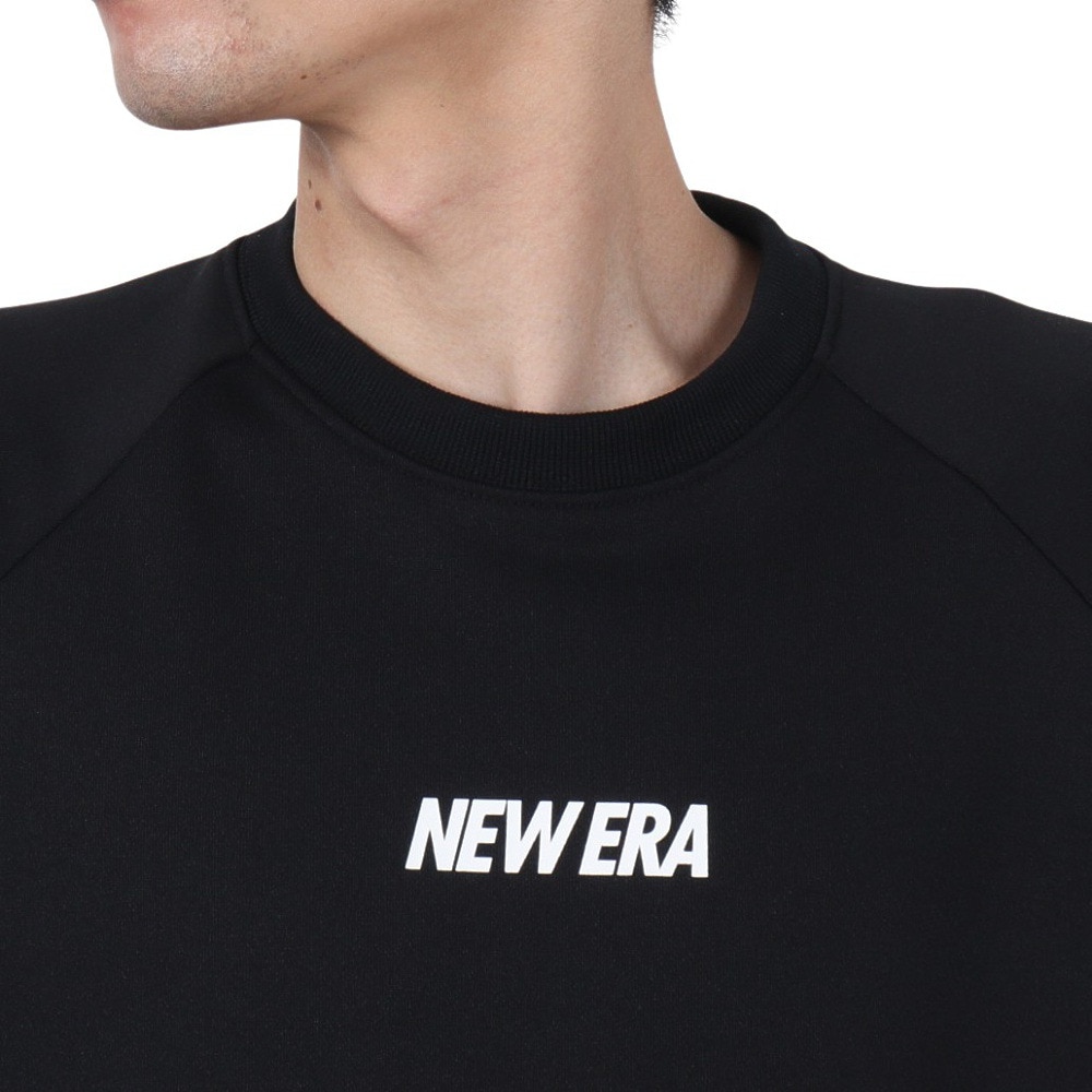 ニューエラ（NEW ERA）（メンズ）半袖 ドライスウェット Tシャツ ワードマーク ロゴ ブラック 14410163