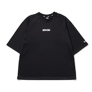 (メンズ)半袖 ドライスウェット Tシャツ ワードマーク ロゴ ブラック 14410163