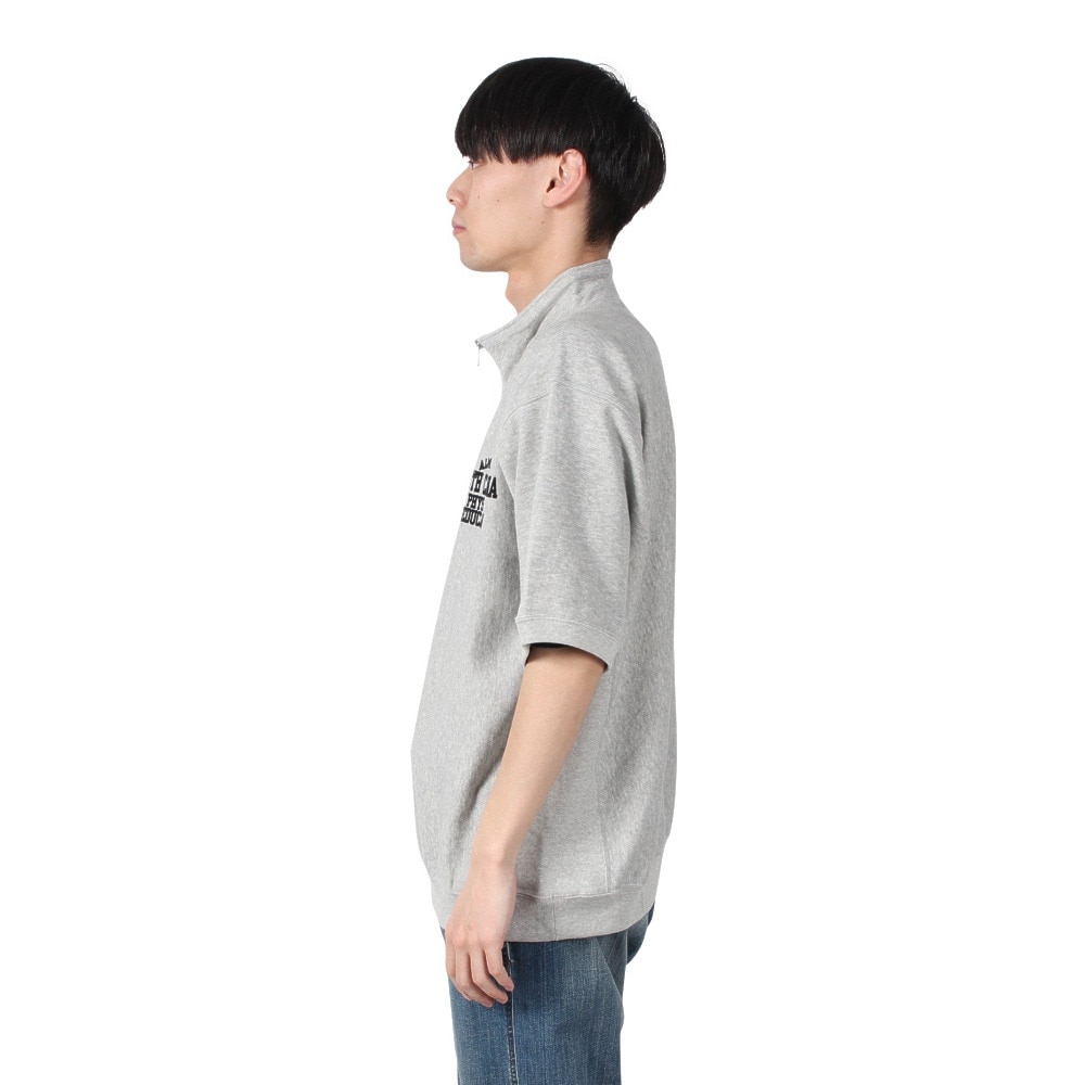 チャンピオン-ヘリテイジ（CHAMPION-HERITAGE）（メンズ）リバースウィーブ ショートスリーブハーフジップスウェットシャツ C3-B004 070