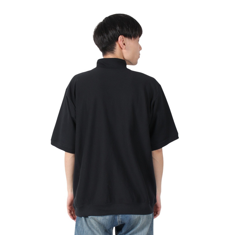 チャンピオン-ヘリテイジ（CHAMPION-HERITAGE）（メンズ）リバースウィーブ ショートスリーブハーフジップスウェットシャツ C3-B004 09A