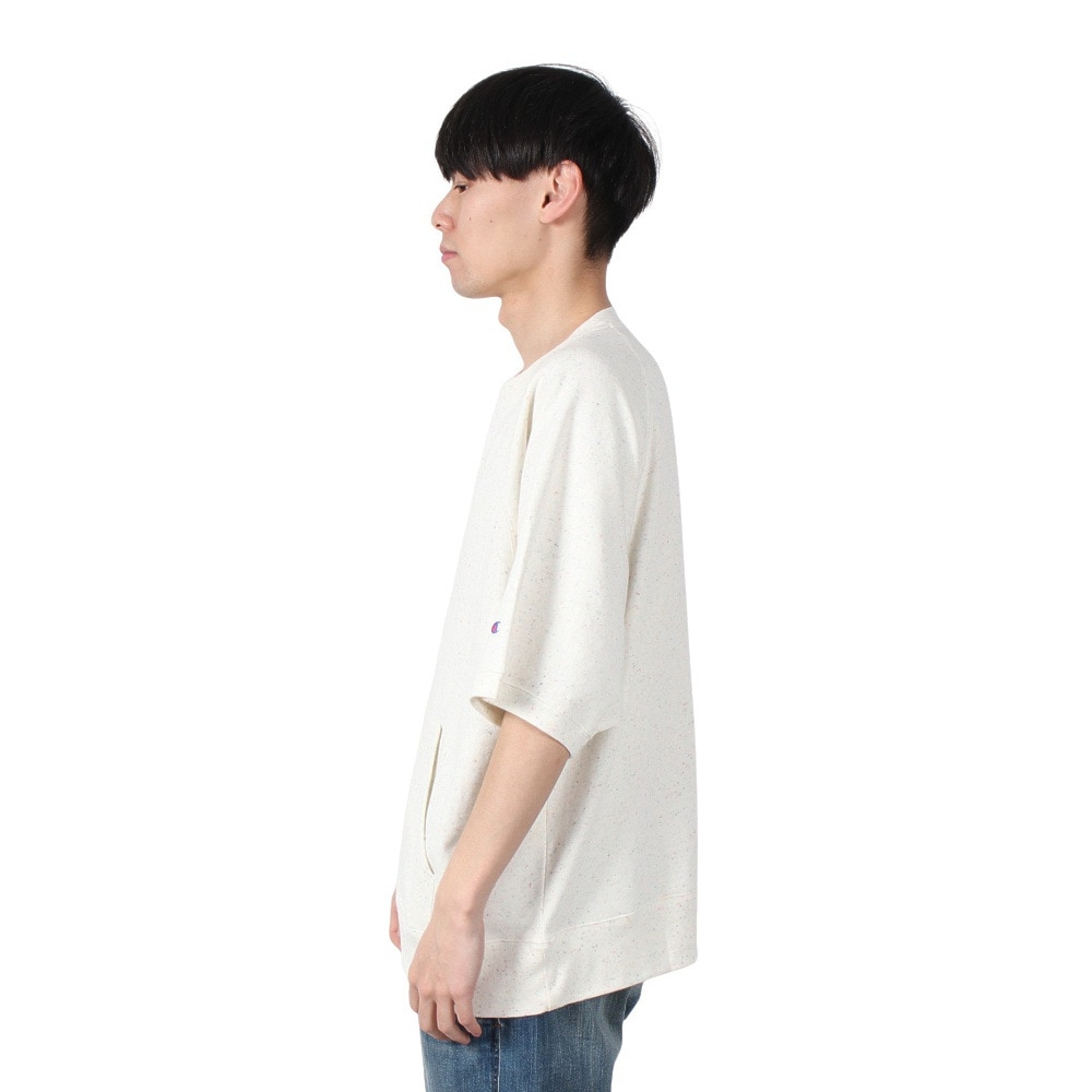 チャンピオン-ヘリテイジ（CHAMPION-HERITAGE）（メンズ）リラックス ネップ糸 ラグラン ショートスリーブスウェットシャツ C3-B012 020