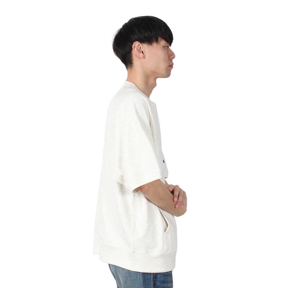 チャンピオン-ヘリテイジ（CHAMPION-HERITAGE）（メンズ）リラックス ネップ糸 ラグラン ショートスリーブスウェットシャツ C3-B012 020