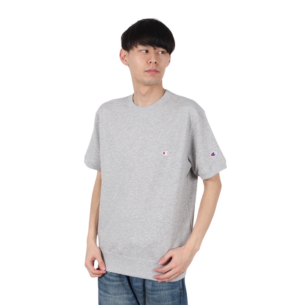 チャンピオン-ヘリテイジ（CHAMPION-HERITAGE）（メンズ）ベーシック ワンポイント 半袖 スウェットシャツ C3-Z020 070