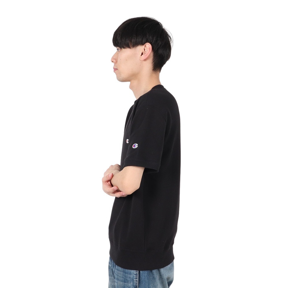 チャンピオン-ヘリテイジ（CHAMPION-HERITAGE）（メンズ）ベーシック ワンポイント 半袖 スウェットシャツ C3-Z020 090
