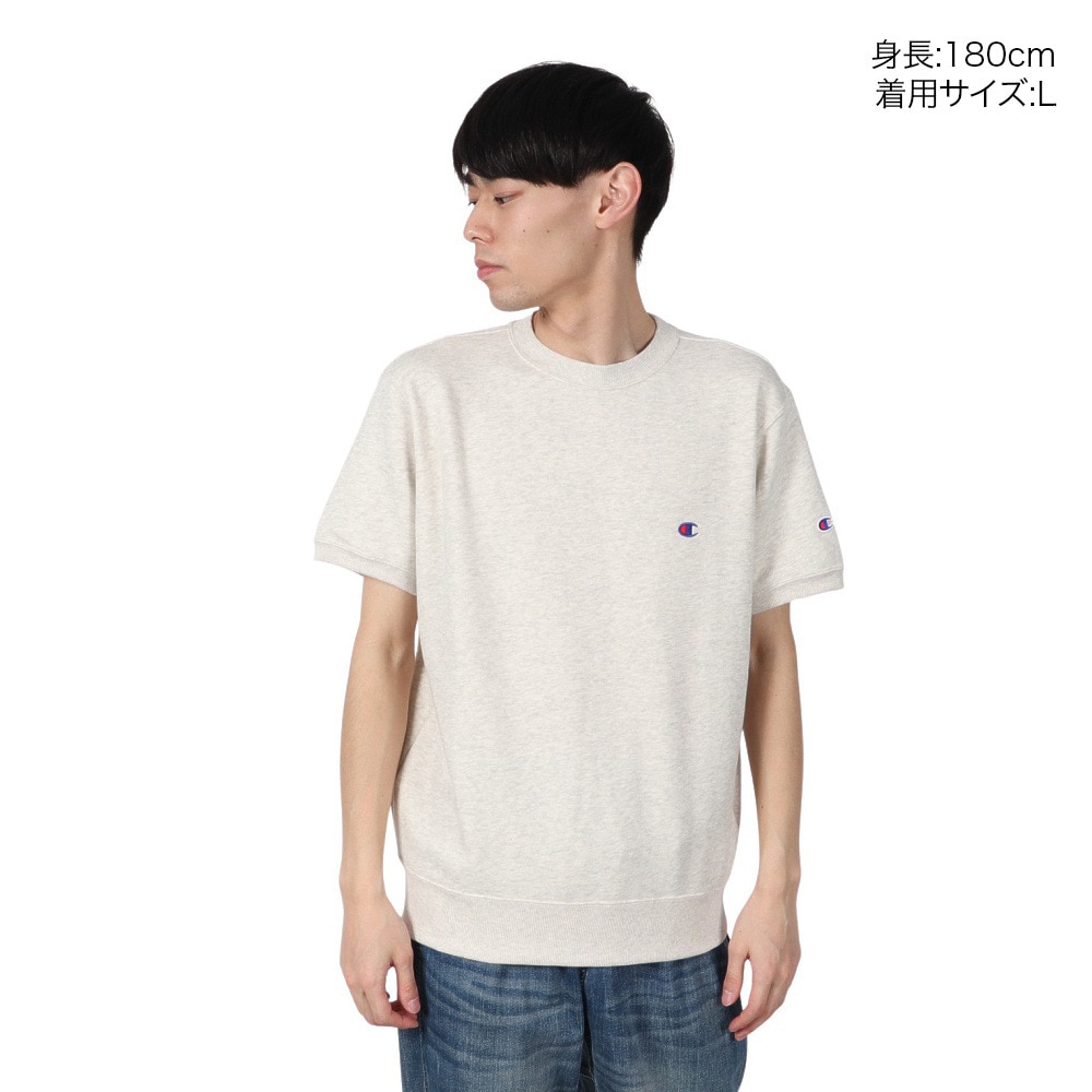 チャンピオン-ヘリテイジ（CHAMPION-HERITAGE）（メンズ）ベーシック ワンポイント 半袖 スウェットシャツ C3-Z020 810
