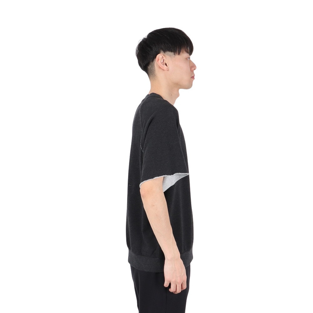 ナイキ（NIKE）（メンズ）ドライフィット ヘリテージ フリース 半袖トップ HJ8088-010