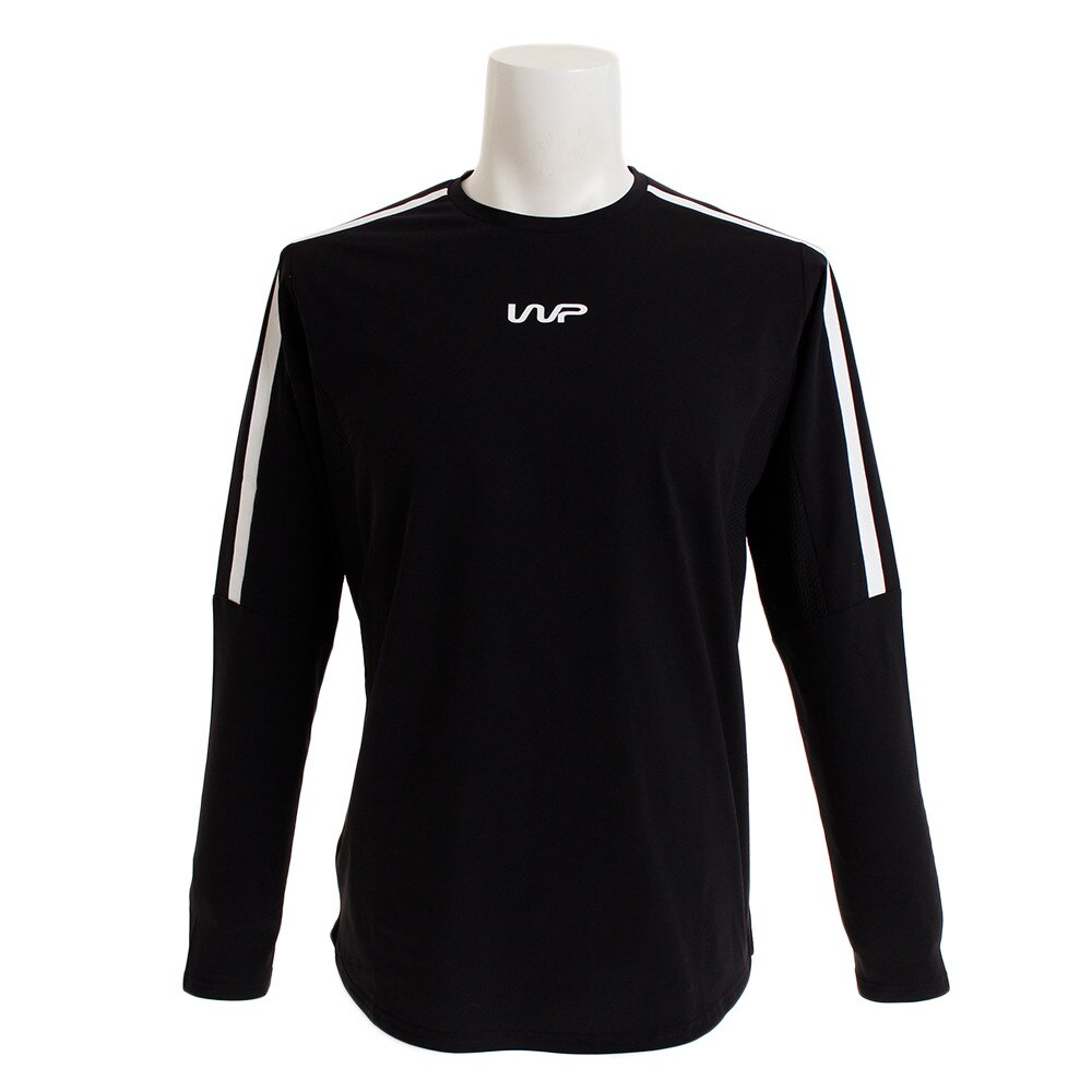  Tシャツ メンズ 長袖 CN line mesh WB31JB04 BLK オンライン価格