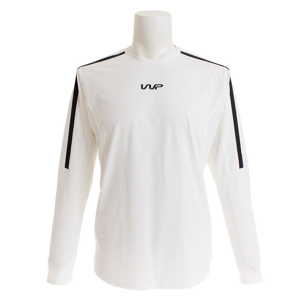  Tシャツ メンズ 長袖 CN line mesh WB31JB04 WHT オンライン価格