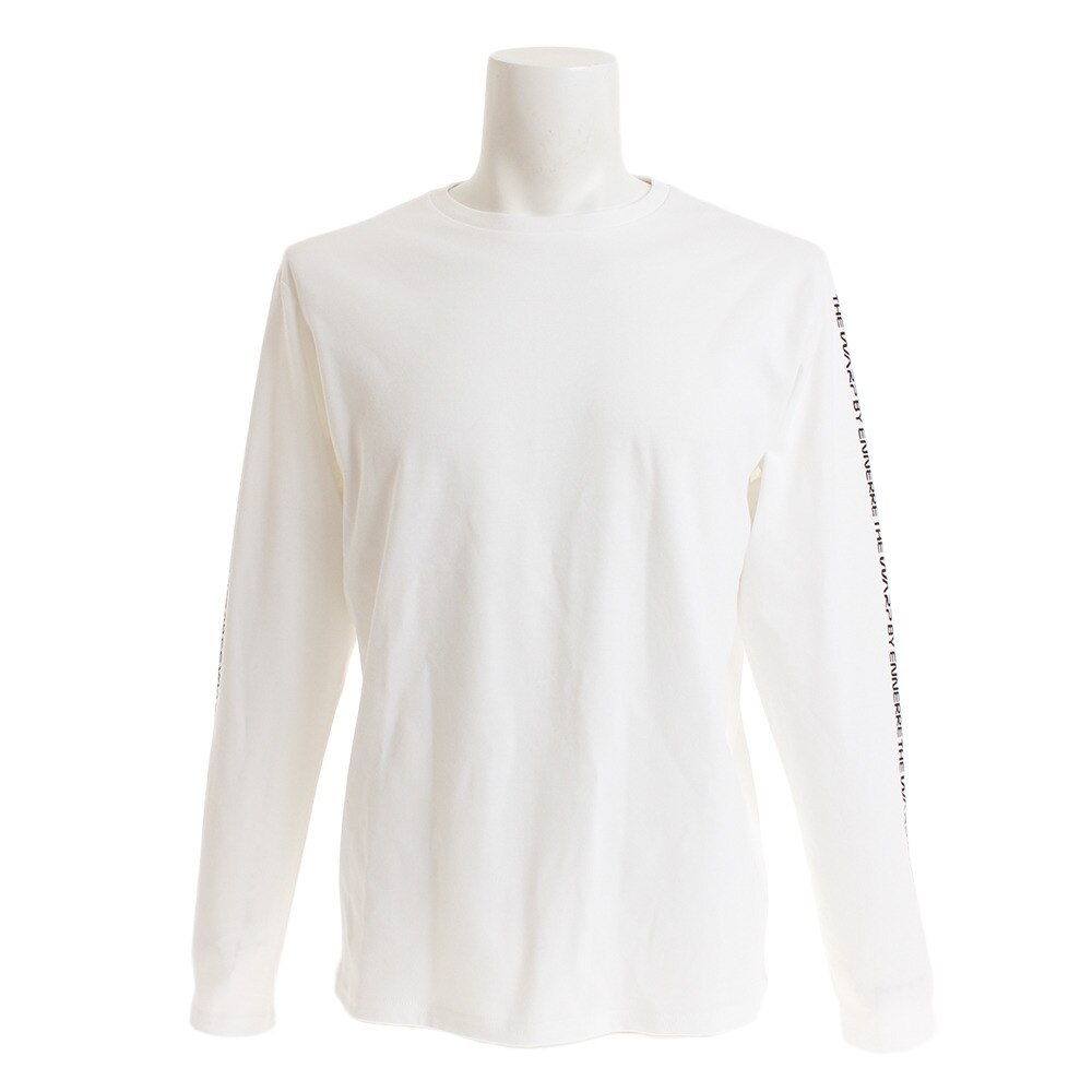  Tシャツ メンズ 長袖 CN logo line WB31JB05 WHT オンライン価格