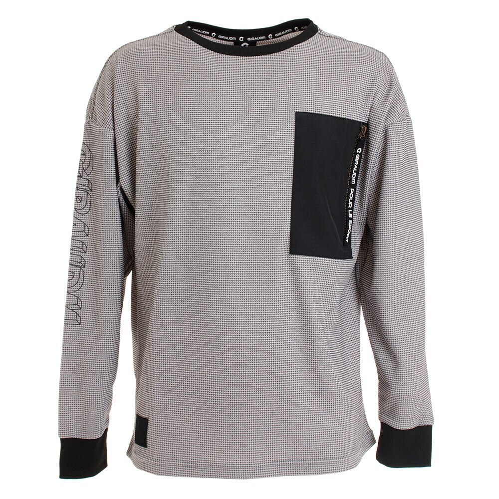 Tシャツ メンズ 長袖 ハイブリッド 863GM0UK2373 GRY オンライン価格