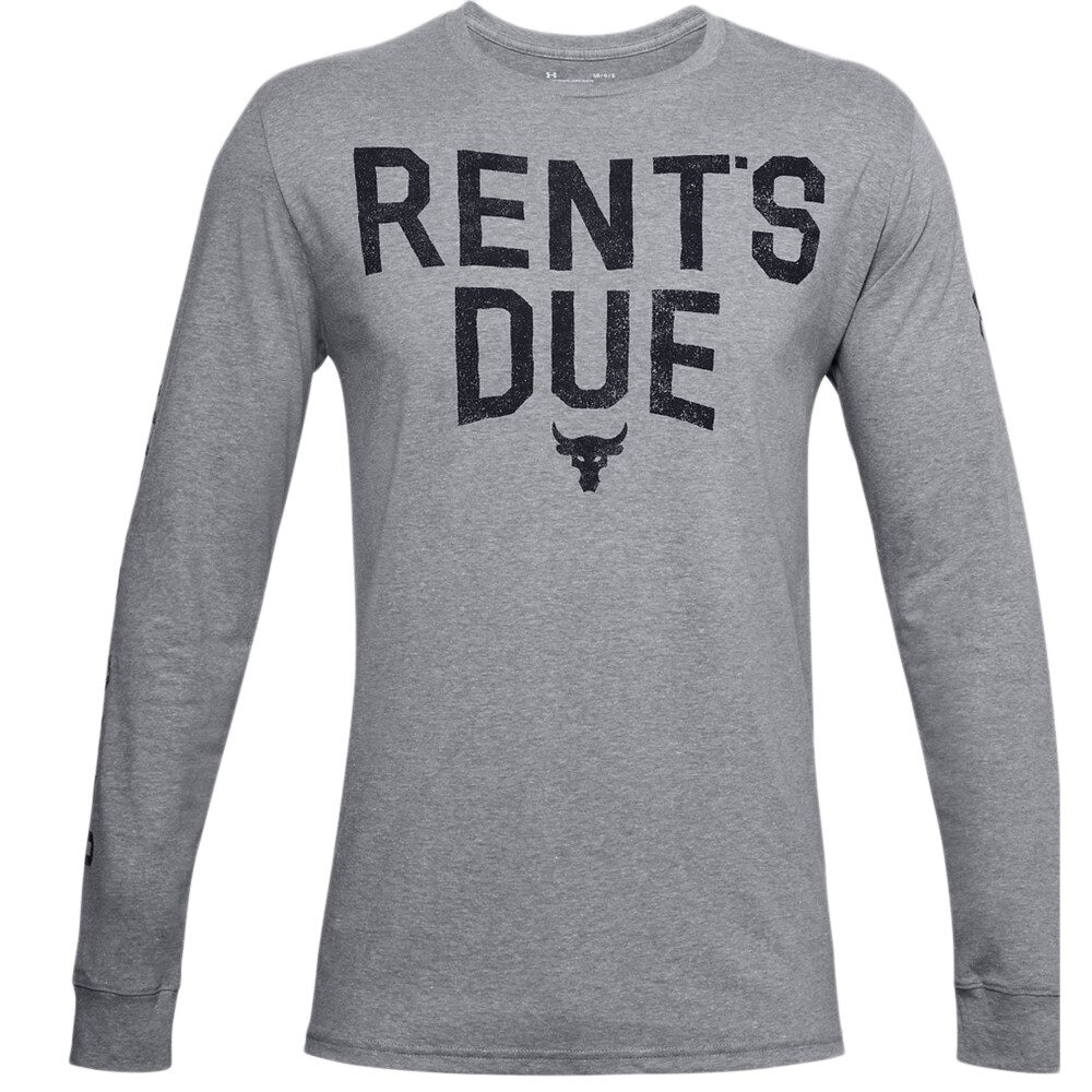  PROJECT ROCK RENTS DUE 長袖Tシャツ 1357196 SLE/BLK AT オンライン価格