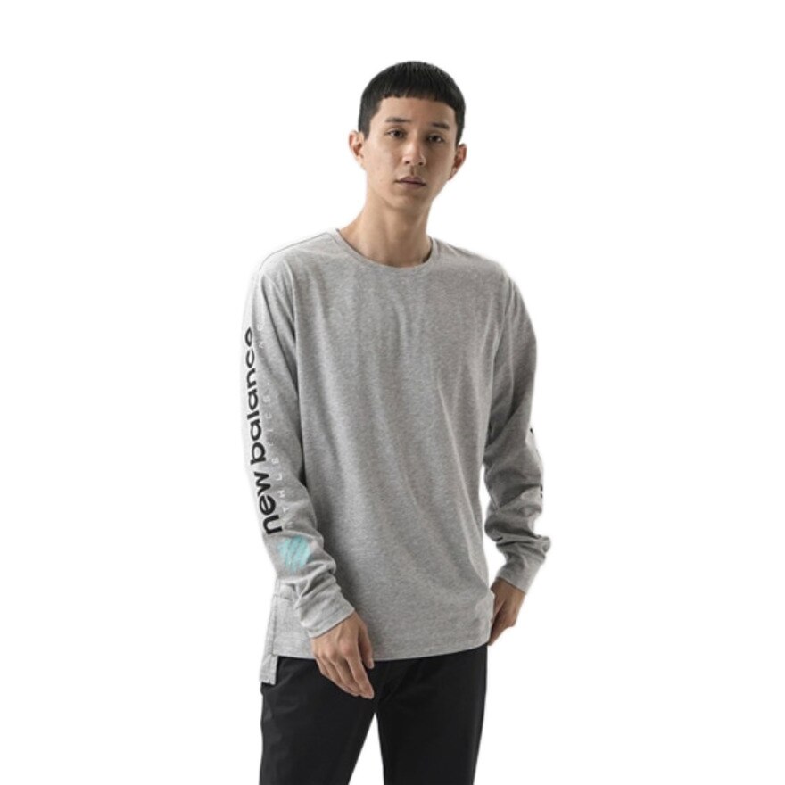  ヘザーテック ロングスリーブTシャツ AMT03063AG 長袖 オンライン価格