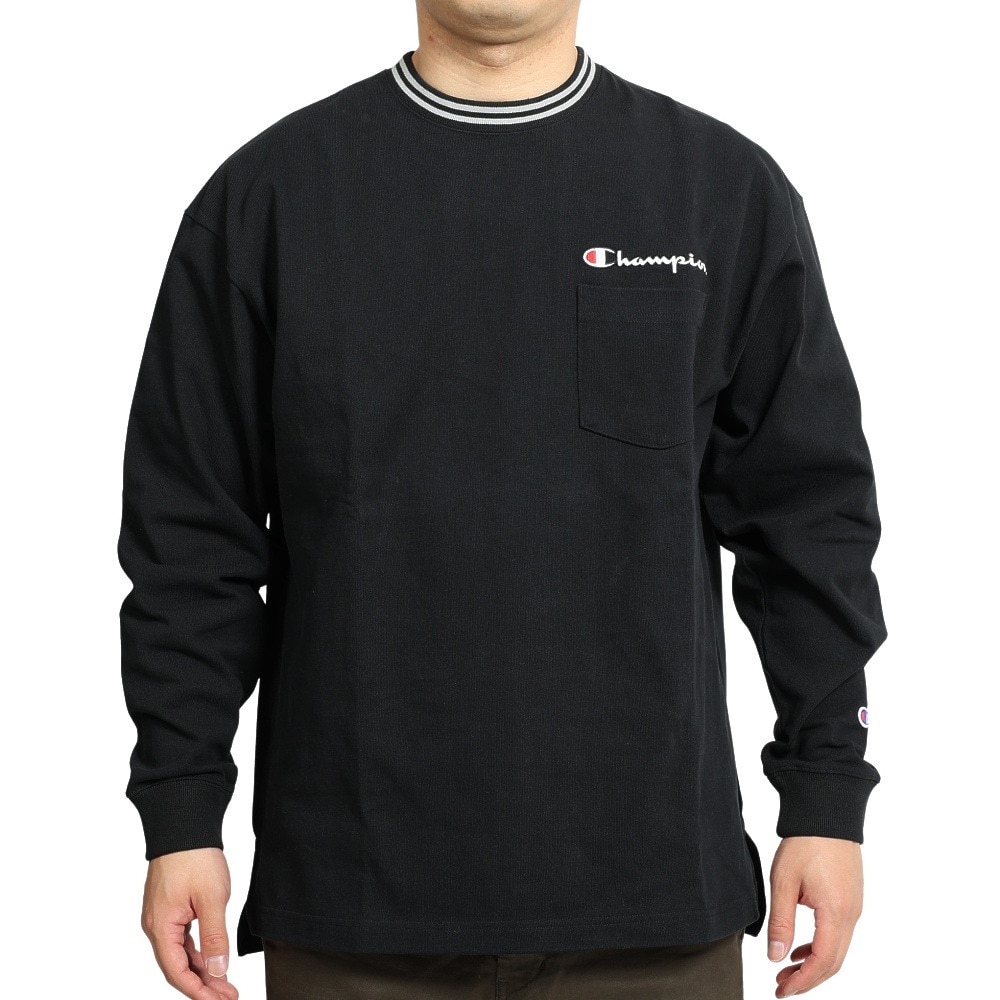 チャンピオン-ヘリテイジ（CHAMPION-HERITAGE）（メンズ）ロングスリーブTシャツ C3-R403 090 ブラック