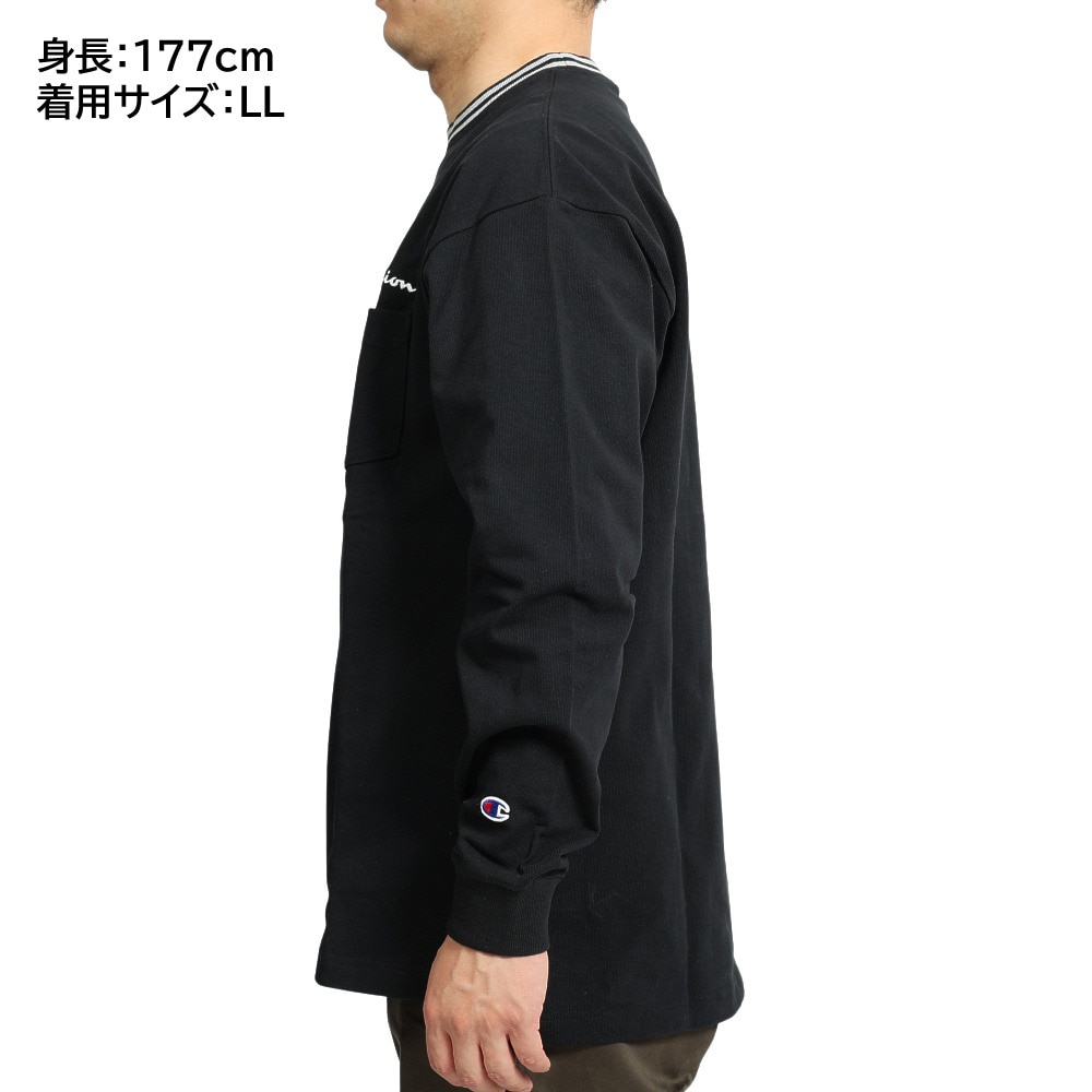 チャンピオン-ヘリテイジ（CHAMPION-HERITAGE）（メンズ）ロングスリーブTシャツ C3-R403 090 ブラック