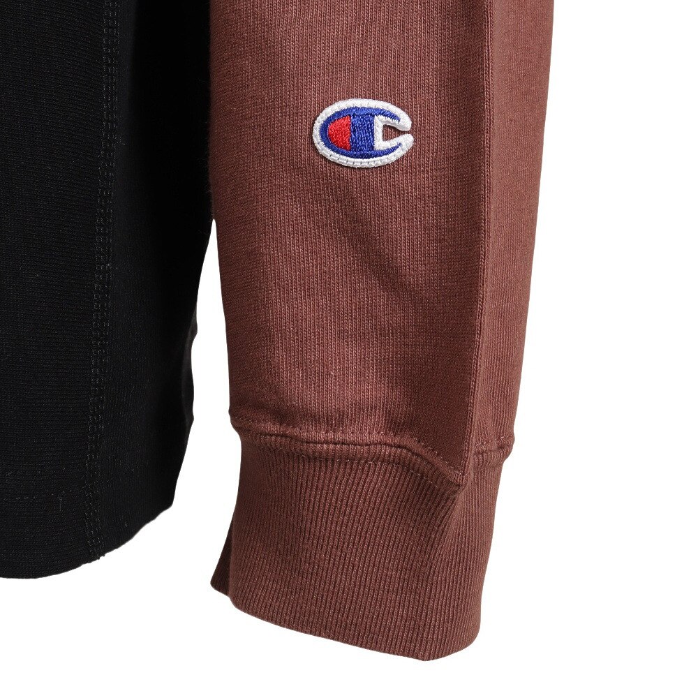 チャンピオン-ヘリテイジ（CHAMPION-HERITAGE）（メンズ）長袖Tシャツ メンズ ロンT リバースィーブ C3-T412 090 ロンT 長袖 ブラック★★★