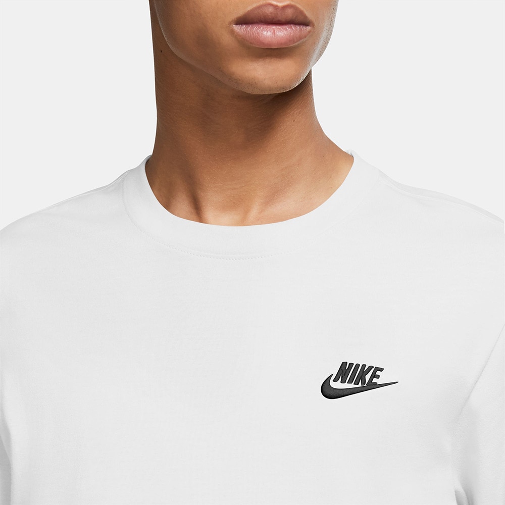 ナイキ（NIKE）（メンズ）Tシャツ 長袖 メンズ プルオーバー クラブ AR5194-100 ホワイト ロンT 白