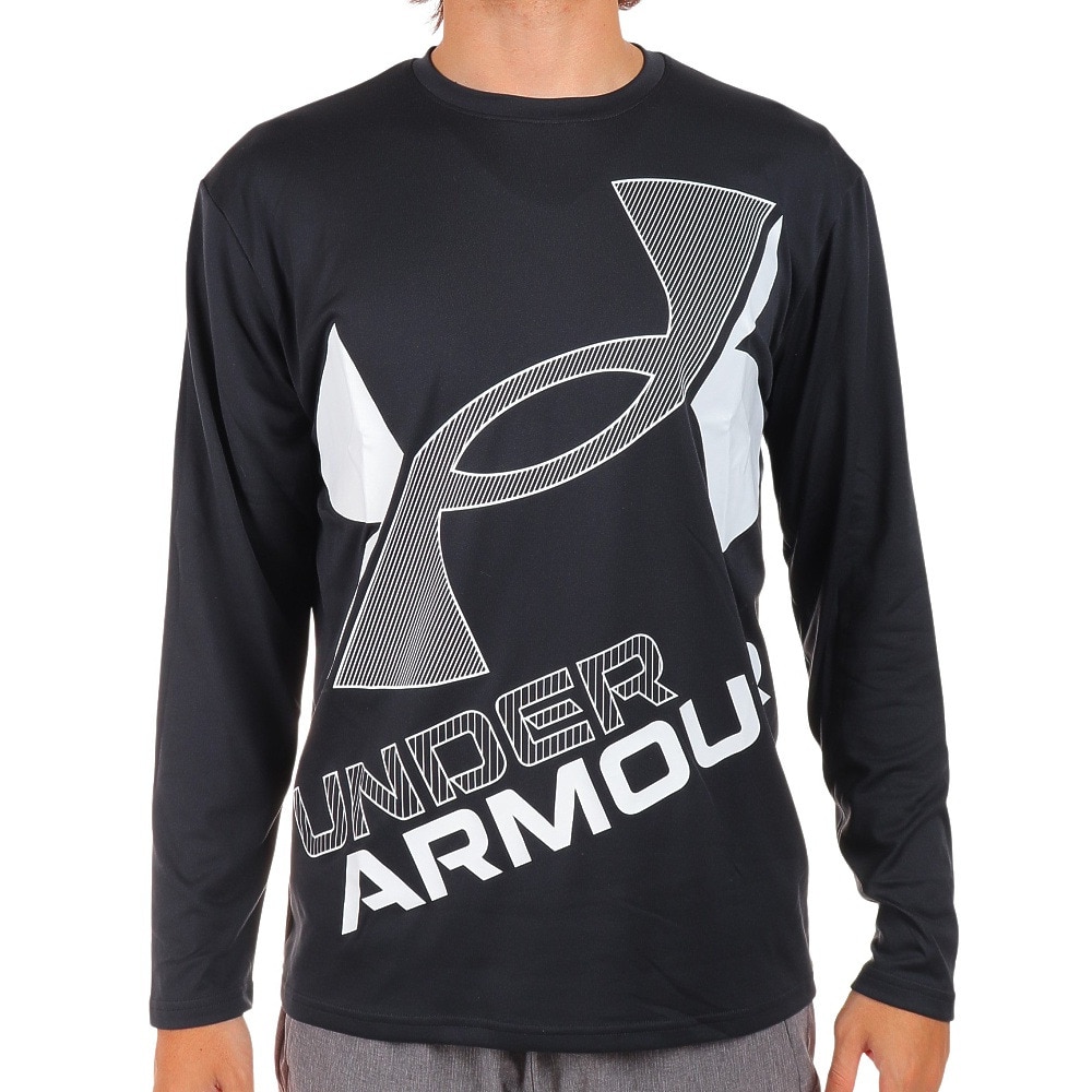 非常に高い品質 ビッグロゴ アンダーアーマー UNDER 長袖 ARMOUR スポーツウェア ロングスリーブ 1375533-410