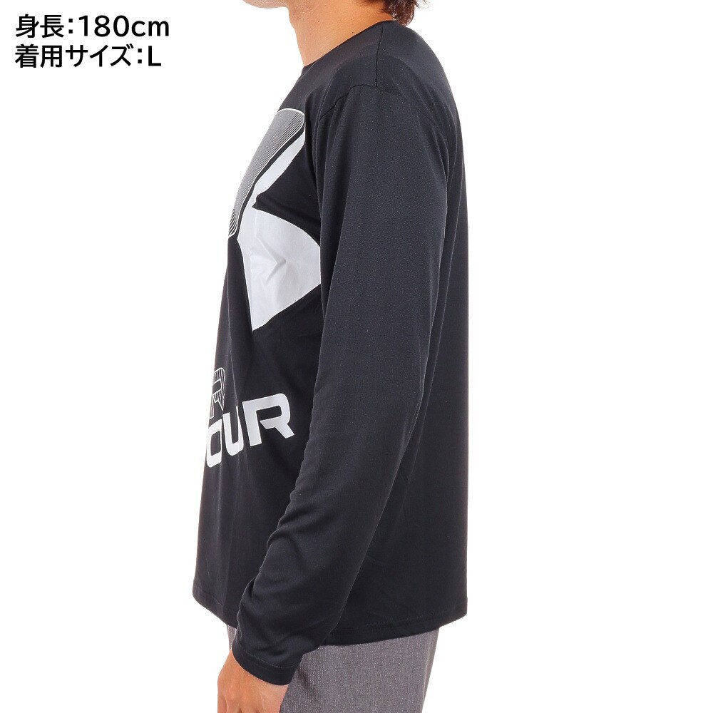 アンダーアーマー（UNDER ARMOUR）（メンズ）長袖Tシャツ メンズ テック ビッグロゴ 1375533 001★★★