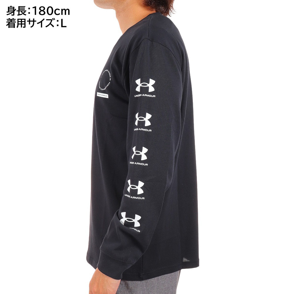 アンダーアーマー｜ヘビーウエイト チャージドコットン ロングスリーブ シンボル Tシャツ 1375535 001 -  スポーツ用品はスーパースポーツゼビオ