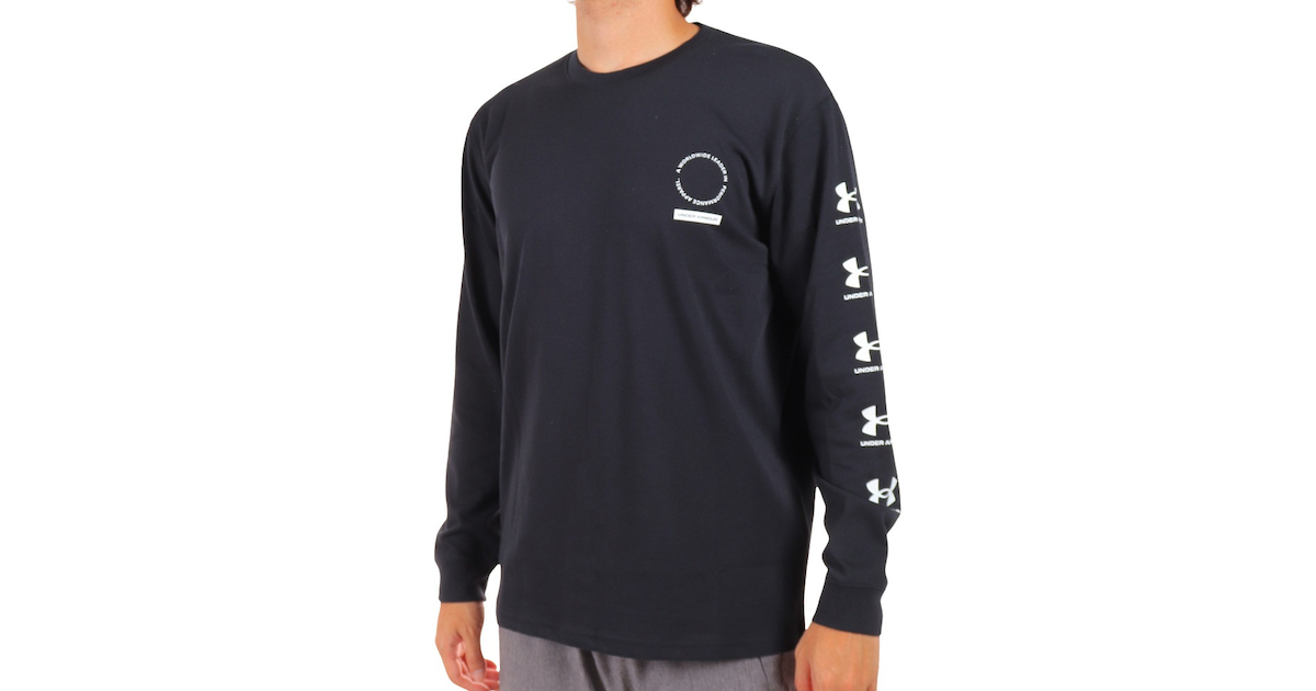 アンダーアーマー｜ヘビーウエイト チャージドコットン ロングスリーブ シンボル Tシャツ 1375535 001 -  スポーツ用品はスーパースポーツゼビオ