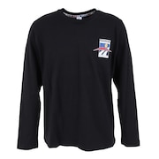 リーボック(REEBOK)(メンズ)長袖Tシャツ メンズ クラシックス インターナショナル GJS49-FJ3263 ロンT ブラック
