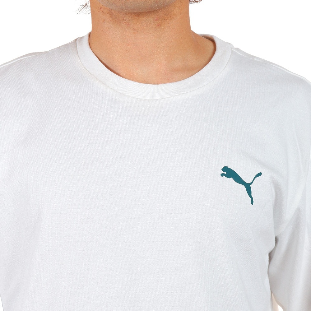 プーマ（PUMA）（メンズ）長袖Tシャツ メンズ GV 672968 02 WHT