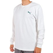 プーマ(PUMA)(メンズ)長袖Tシャツ メンズ GV 672968 02 WHT