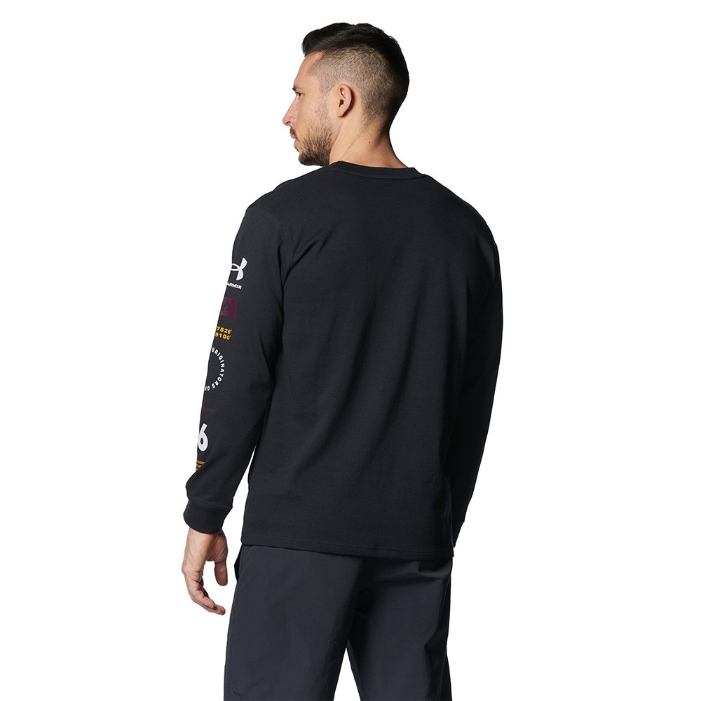 アンダーアーマー（UNDER ARMOUR）（メンズ）長袖Tシャツ メンズ ヘビーウエイト コットン 1378368 001