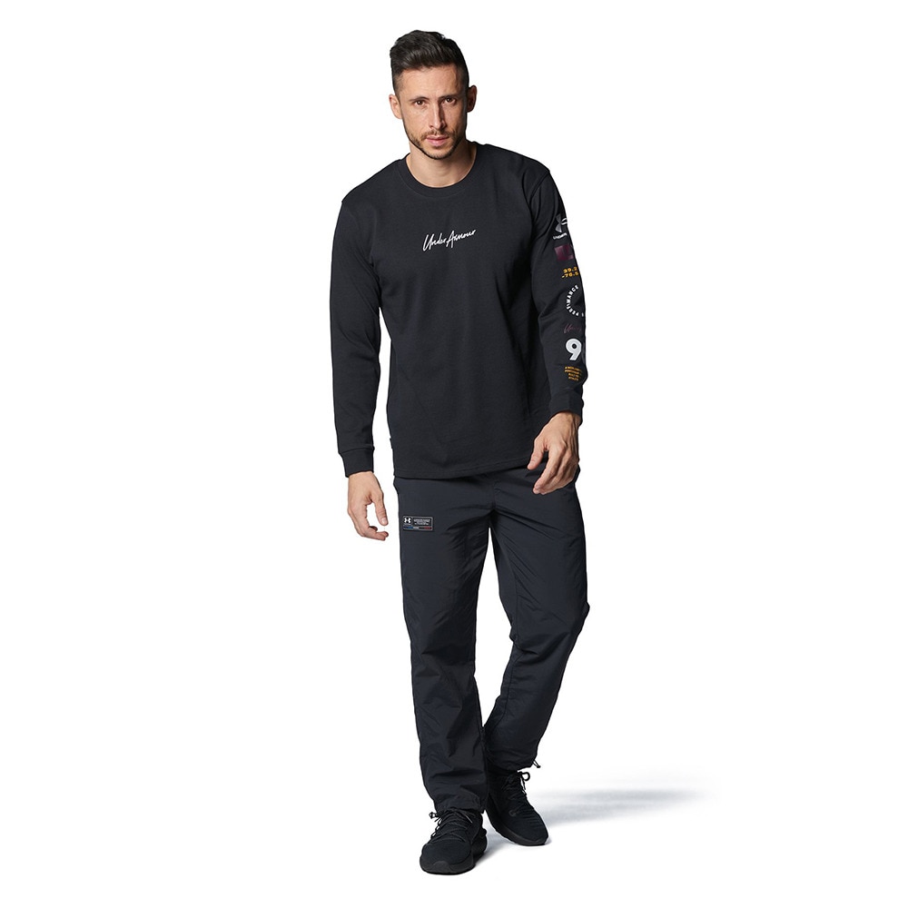 アンダーアーマー（UNDER ARMOUR）（メンズ）長袖Tシャツ メンズ ヘビーウエイト コットン 1378368 001