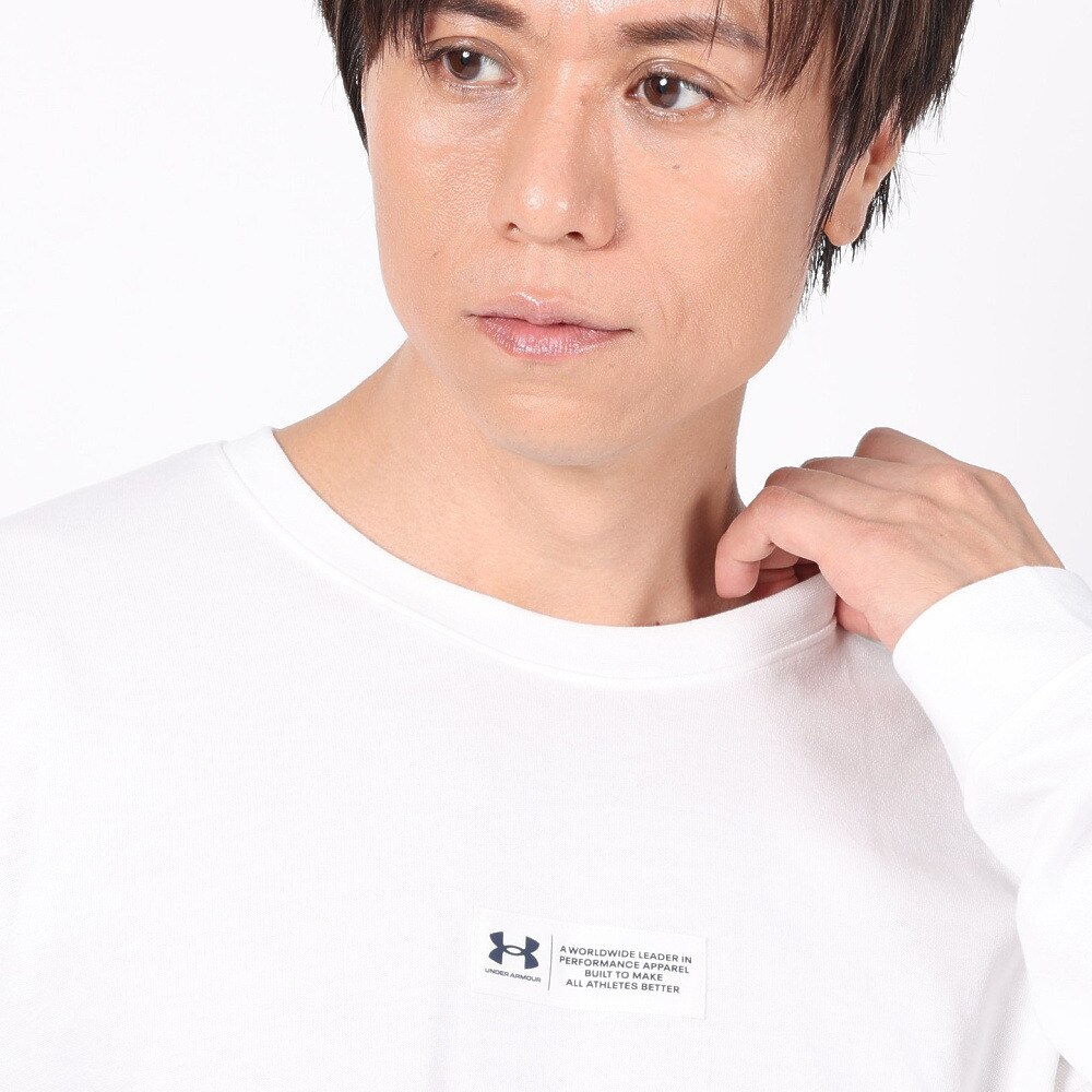 アンダーアーマー（UNDER ARMOUR）（メンズ）長袖Tシャツ メンズ ヘビーウエイト グラフィック 1381360 100